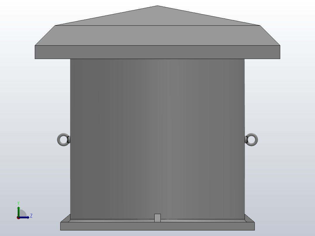 HTF-W型 轴流风机[HTF-W-7]左视图