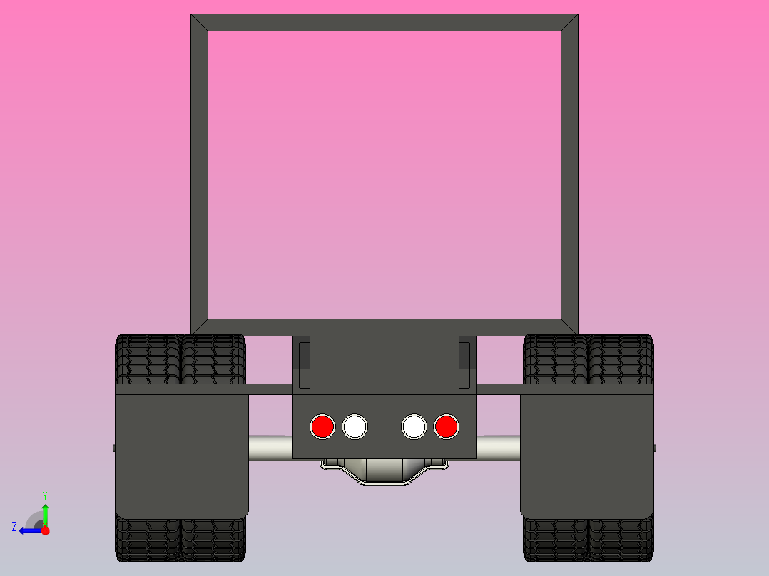 肯沃斯卡车头右视图