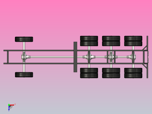 肯沃斯卡车头俯视缩略图