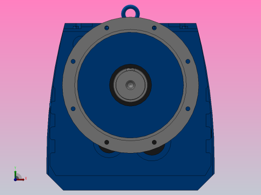 RF167R97法兰轴伸式组合型斜齿轮减速机RF167R97-Y4-4P-112M-M1-0°-Φ660前视缩略图