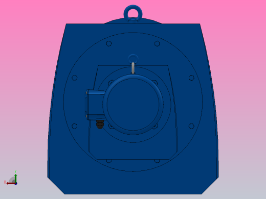 RF167R97法兰轴伸式组合型斜齿轮减速机RF167R97-Y4-4P-112M-M1-0°-Φ660后视缩略图