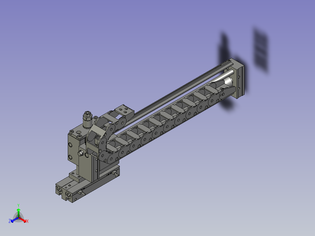移料变位机构主视图