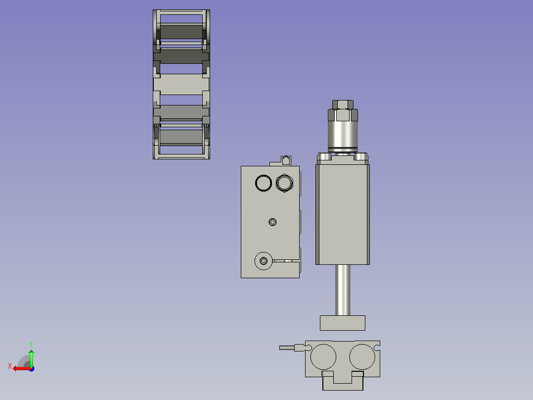 移料变位机构后视图