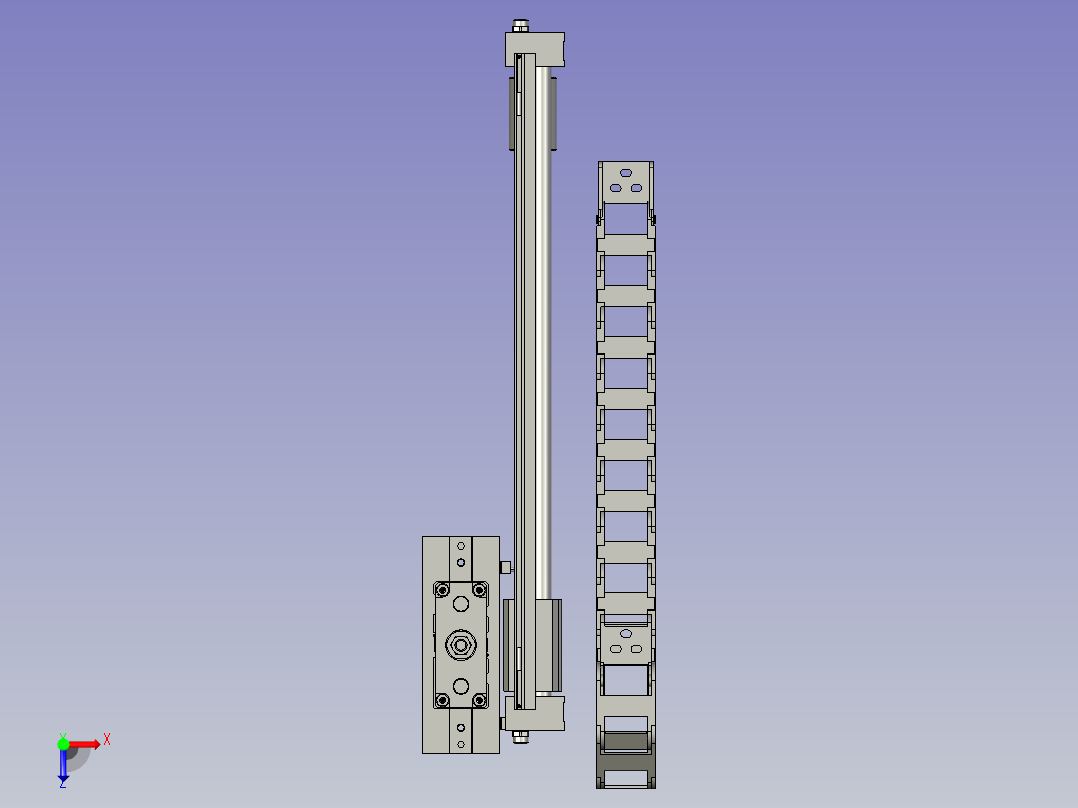 移料变位机构俯视图