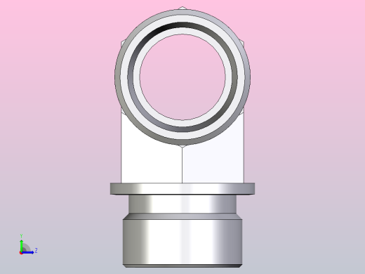 外螺纹螺柱跑步三通TE22LRCFX左视缩略图