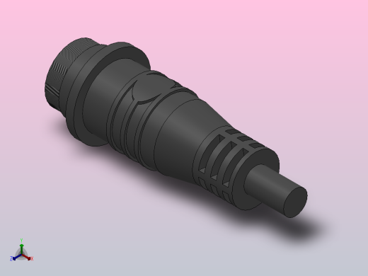 SP1315P[SP1315P-4]航空插头，多芯接头，连接器正等轴测缩略图