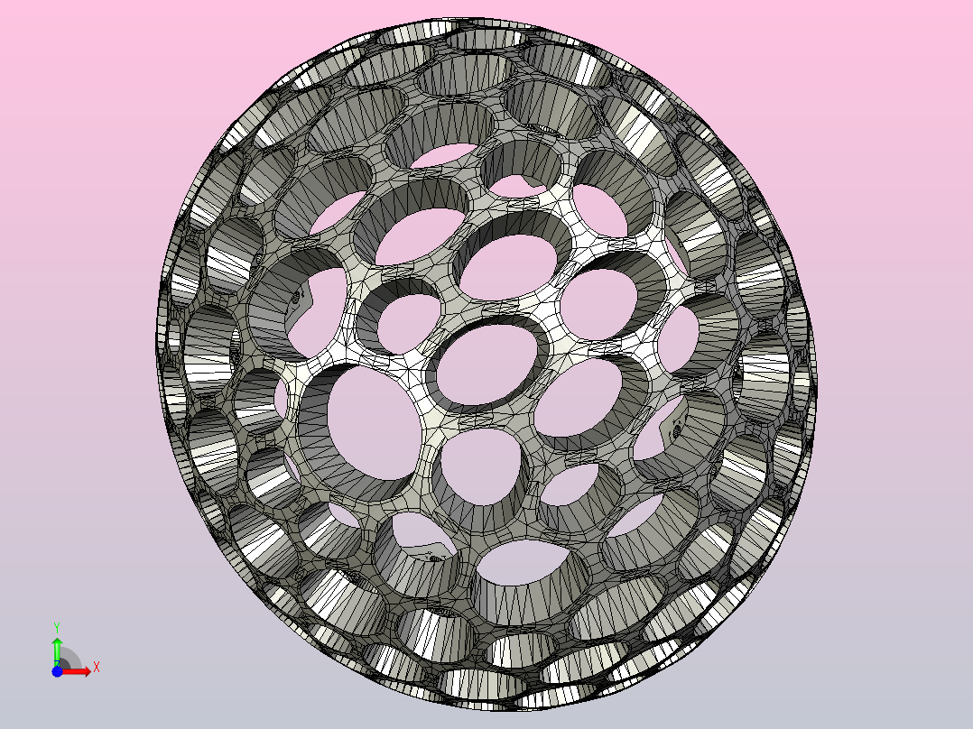 沃罗诺伊灯前视图
