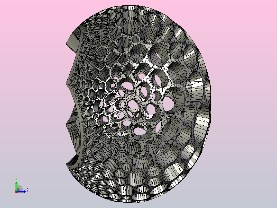 沃罗诺伊灯左视图