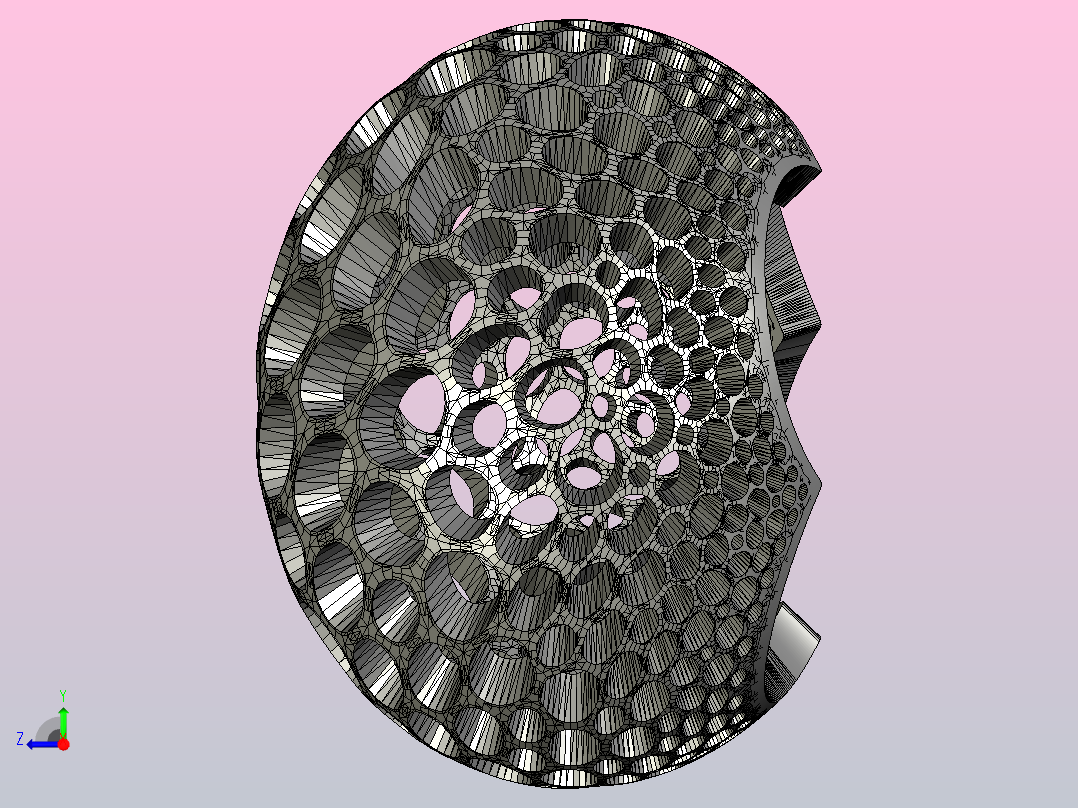 沃罗诺伊灯右视图