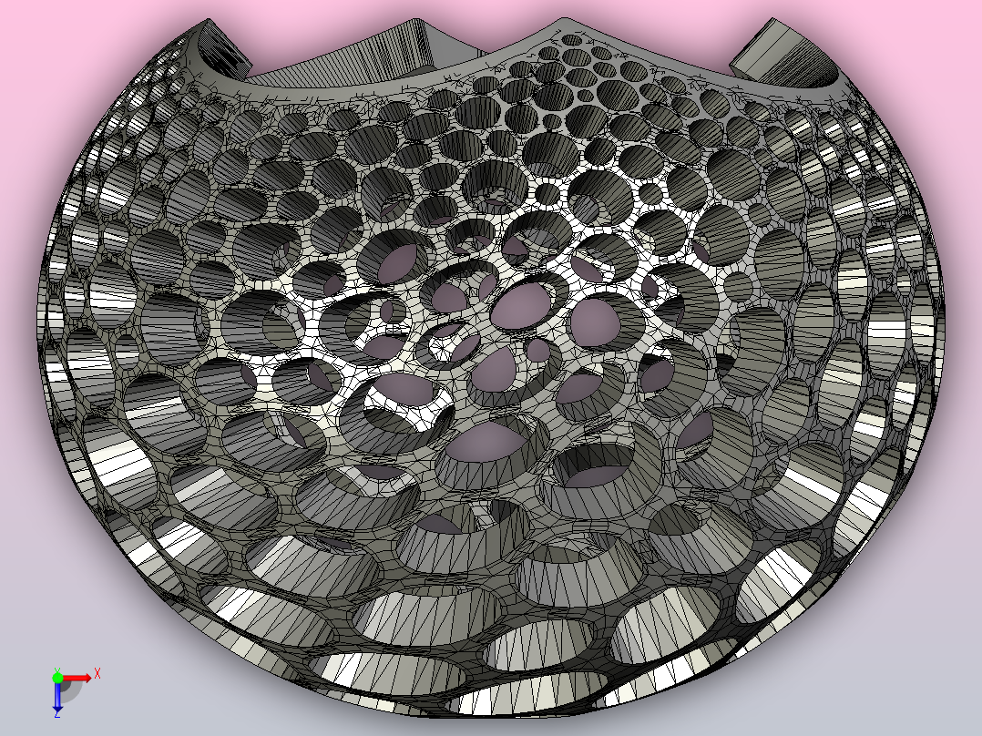 沃罗诺伊灯俯视图