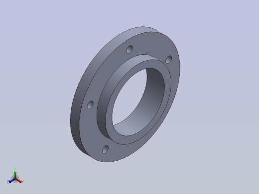 双作用气压缸正等轴测缩略图