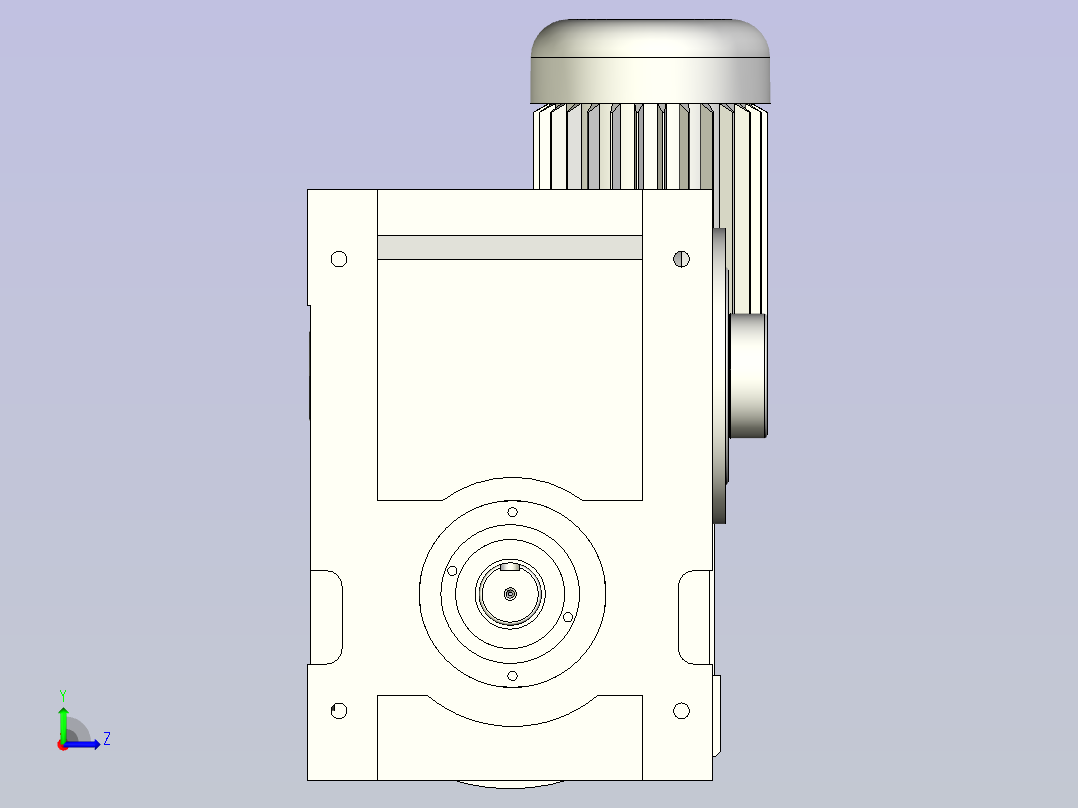 格图凸轮分割器 140DF-PACK-DJ-WF左视图