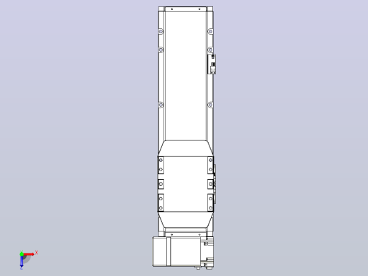 机器人皮带驱动直线轴TPA-GCB-150-P80-L300-LP-M75-N3俯视缩略图