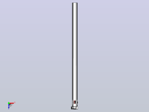 皮带直线轴半封闭可选导轨TPA-HNB-120D-110-L2200-RU-C-P40-N3俯视缩略图
