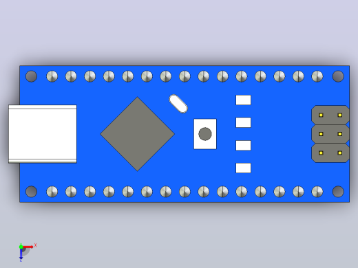 arduino nano 电路板俯视缩略图