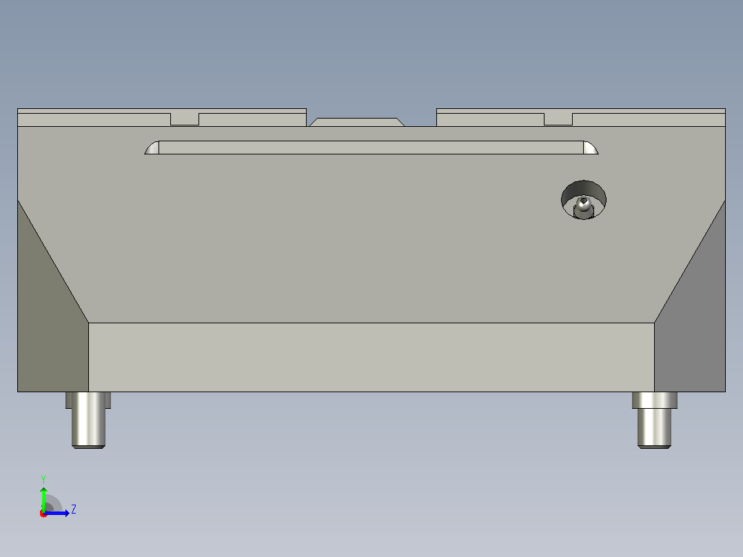 气动夹紧系统SCHUNK-0405510 KSP-F plus 250, 0左视图