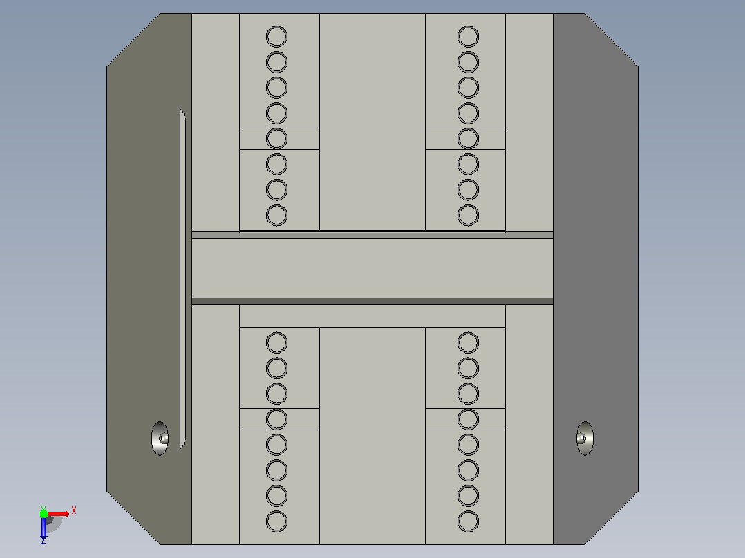 气动夹紧系统SCHUNK-0405510 KSP-F plus 250, 0俯视图