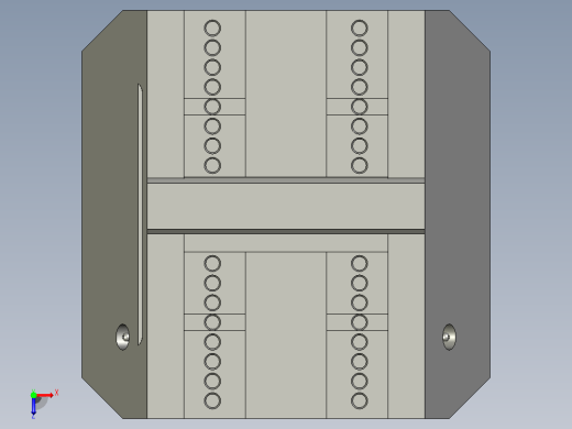 气动夹紧系统SCHUNK-0405510 KSP-F plus 250, 0俯视缩略图