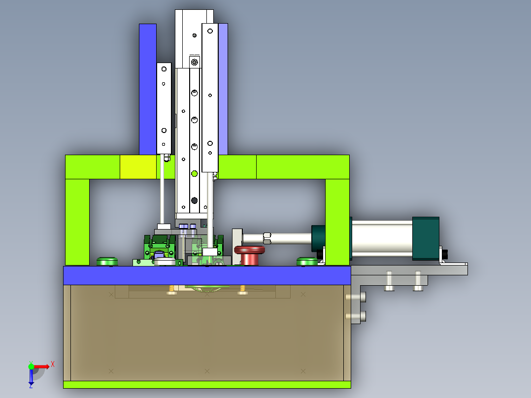 导通治具检测产品俯视图