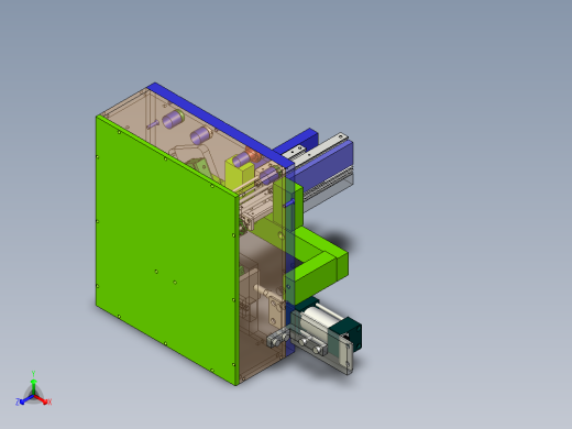 导通治具检测产品正等轴测缩略图