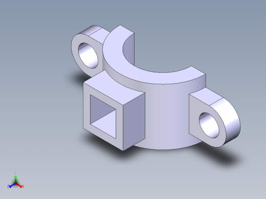 通风口上盖正等轴测缩略图