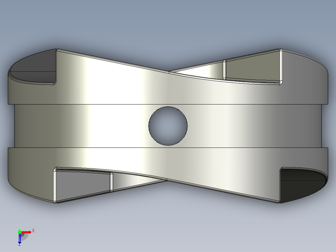 汽车离合器模型俯视图