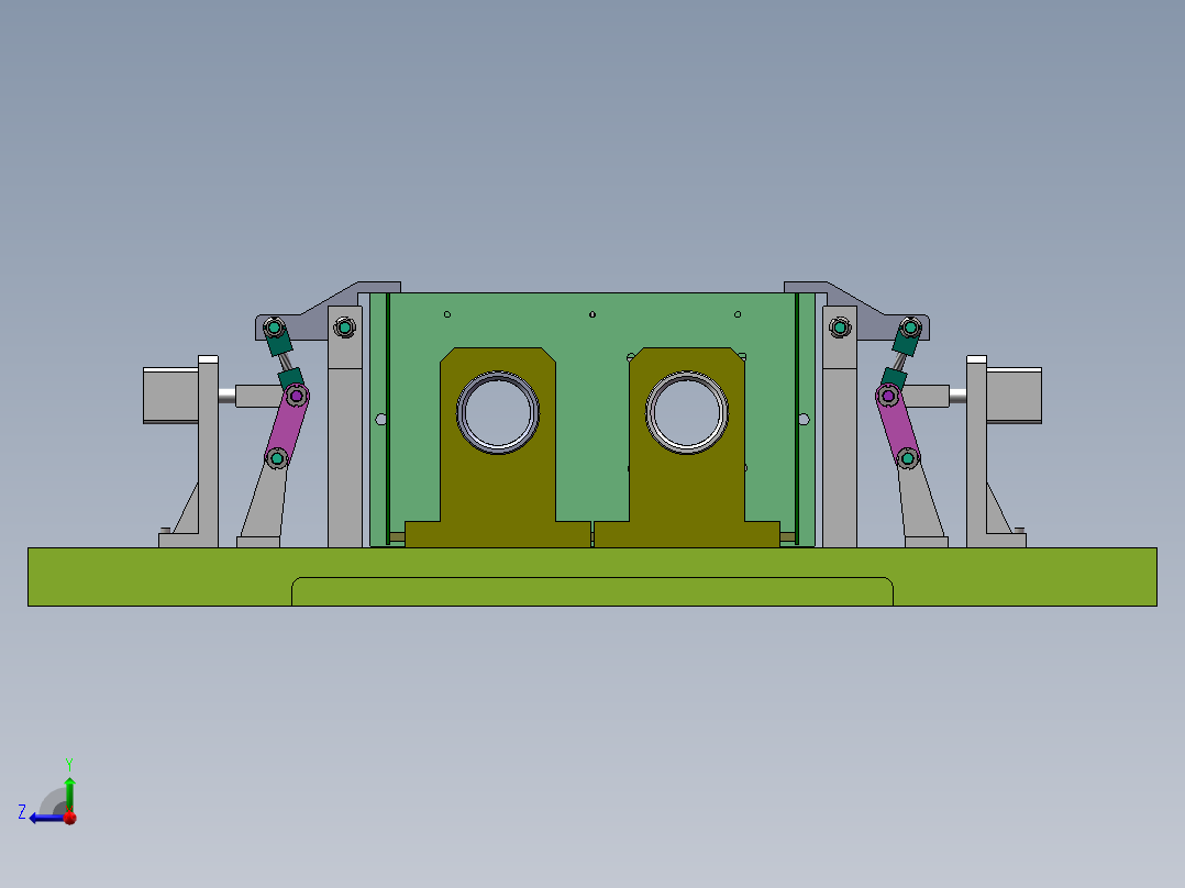 JSS5B0105齿轮箱的机械制造右视图