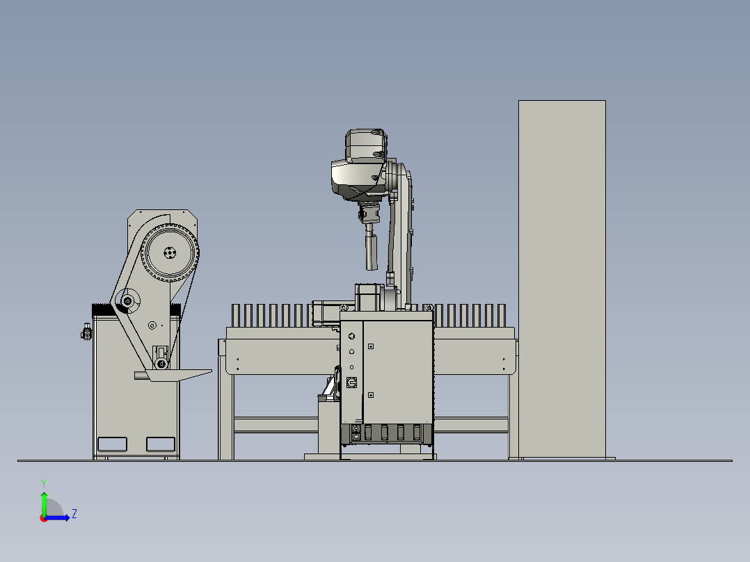 水龙头打磨左视图