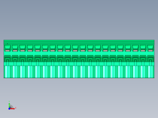 DEGSON 2EDG 系列 5.0mm 可插拔接线端子组-2EDGKL-5.0-20P-14-00AH前视缩略图