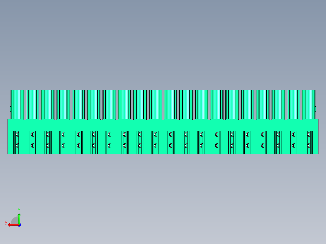 DEGSON 15EDG 系列 3.5mm 插拔式接线端子 FullPack-15EDGA-3.5-20P-14-00AH后视图