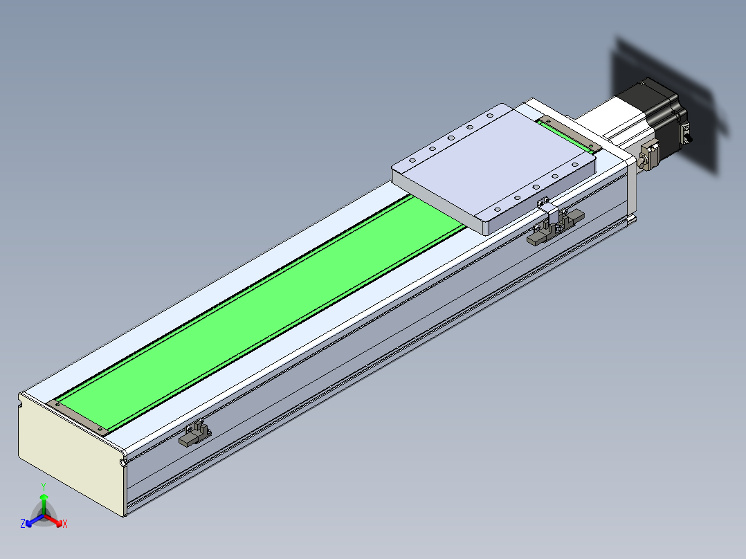 丝杠滑台-全封闭-EC17-Lx-C-S550-BC-P75-D3正等轴测图