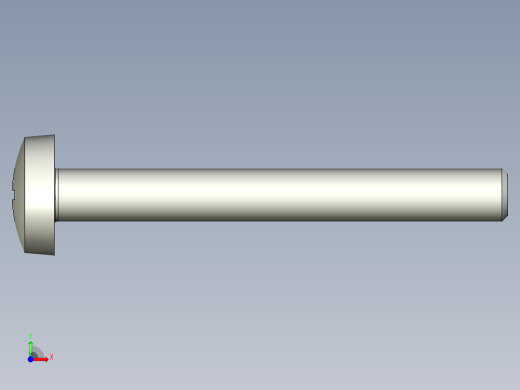 Cross_recessed_head-M3.5-30-15-2.8-8-3.5.stp螺钉-前视缩略图