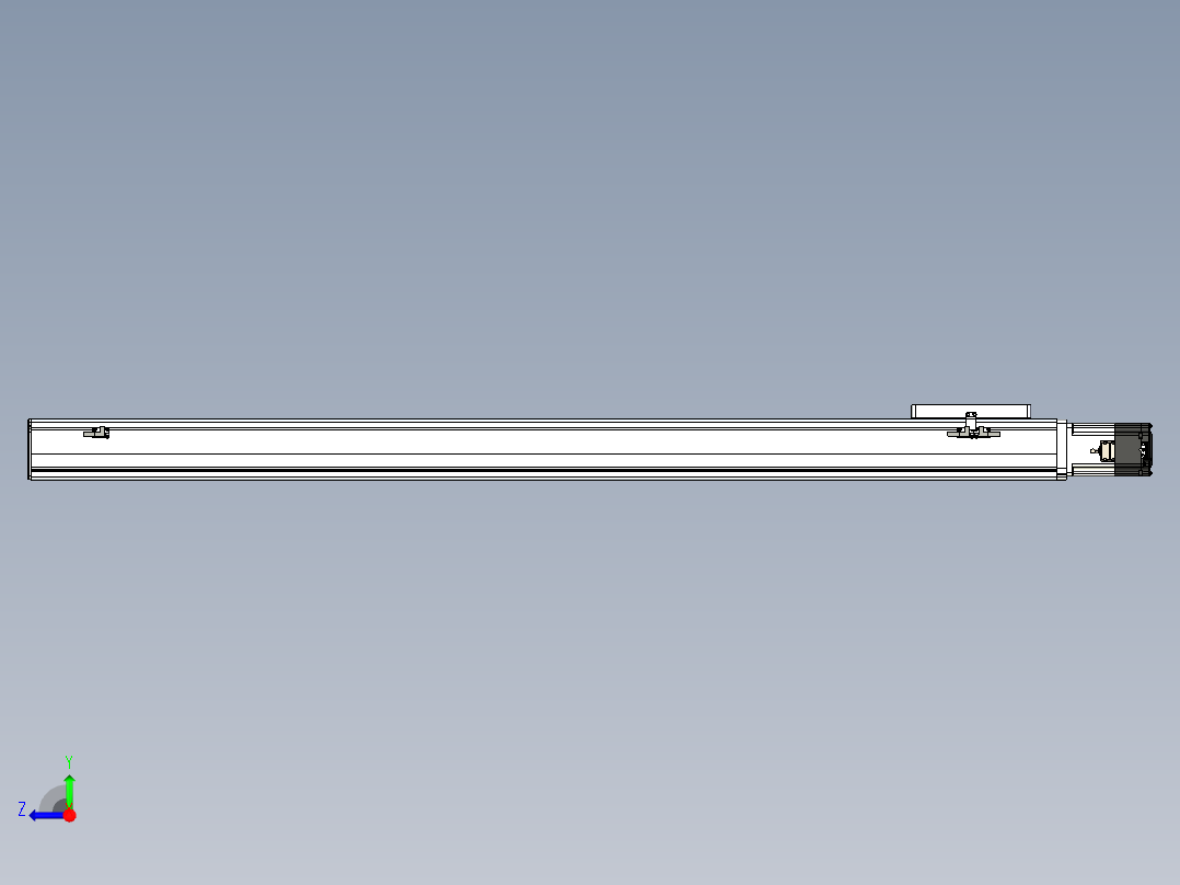 丝杠滑台-全封闭-EC17-Lx-C-S1300-BC-P75-D3右视图
