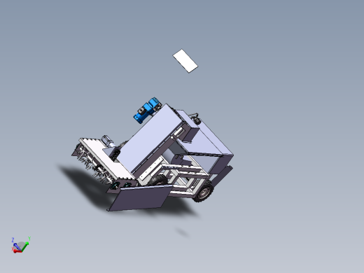 道路清粪清理车三维SW模型==1280370