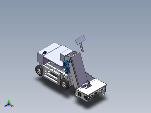 道路清粪清理车三维SW模型==1280370正等轴测缩略图