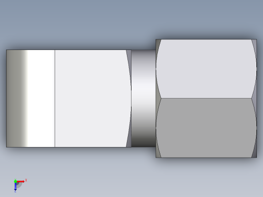 卡套式工业通用硬管接头EO_Male_stud_elbow_WE08LRCF俯视缩略图