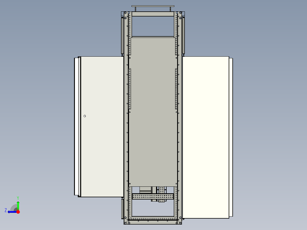 电器柜 电控柜 (104) 机械设计素材右视图