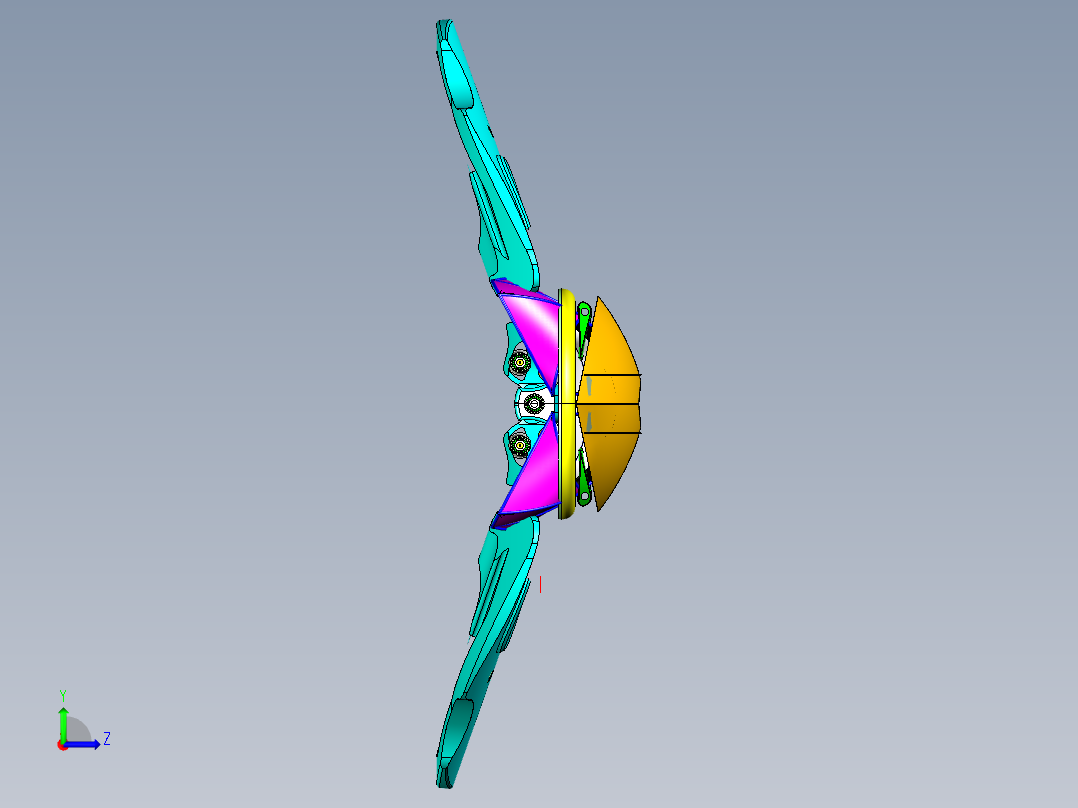 概念飞船左视图