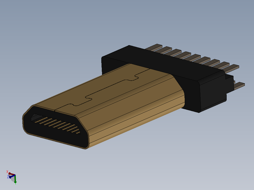 电脑数码接头 (14)主视图