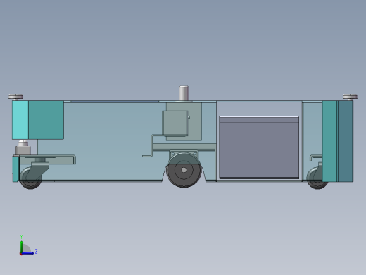 AGV小车左视缩略图