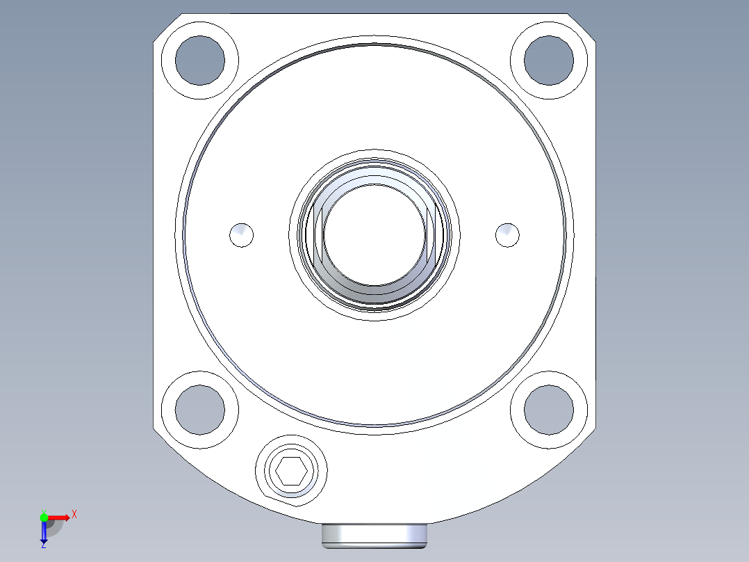 KOSMEKLC0752-CxM-E多系列多零件图纸模型俯视图