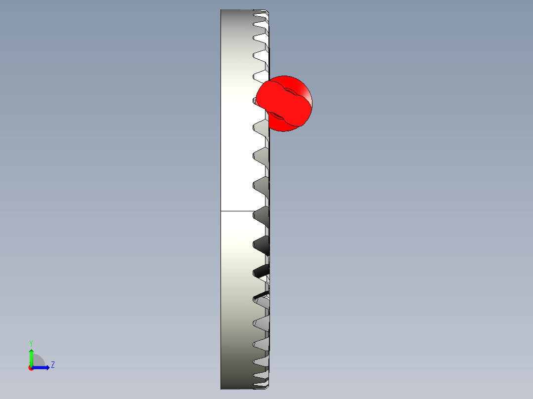 齿轮啮合 (75)左视图