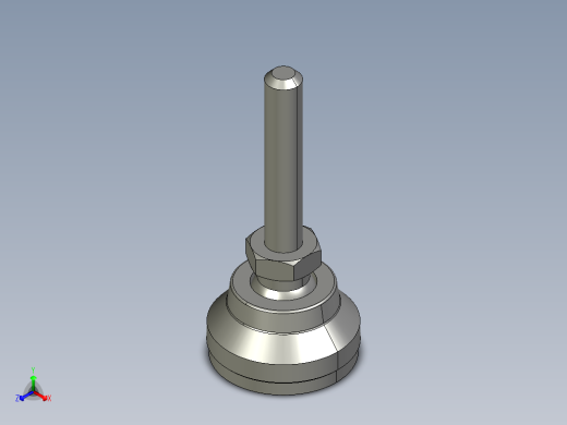水平調整腳座LSA32-3D多系列多零件图纸模型