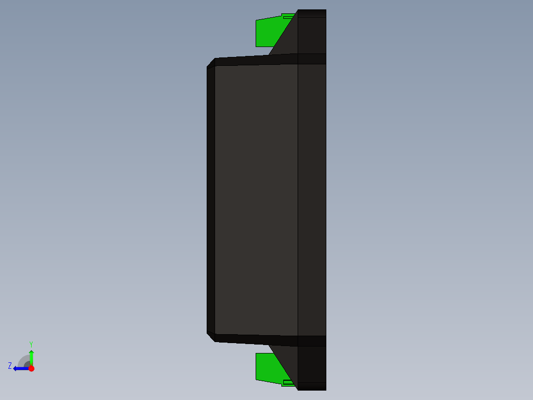 30W系列封装开关电源右视图