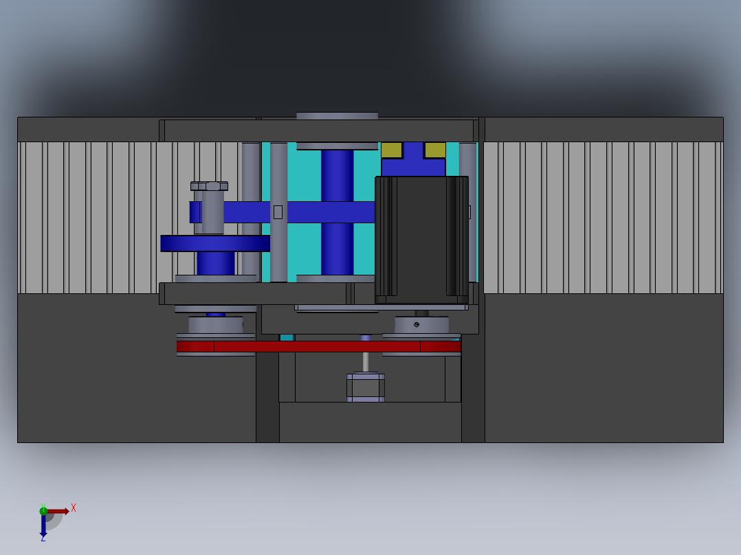 巧克力自动切割成型机sw17可编辑俯视图