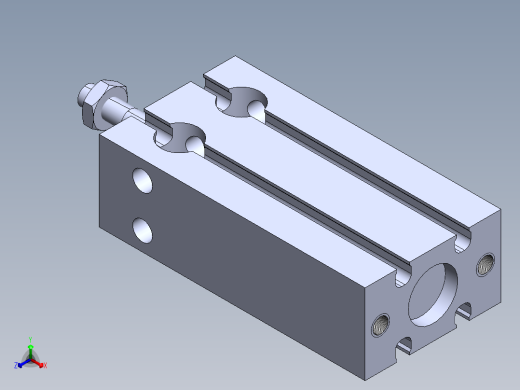 2023.02月-4级滚筒筛选机sw18可编辑正等轴测缩略图