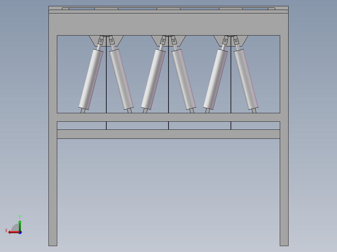 富贵竹剥叶装置设计后视图