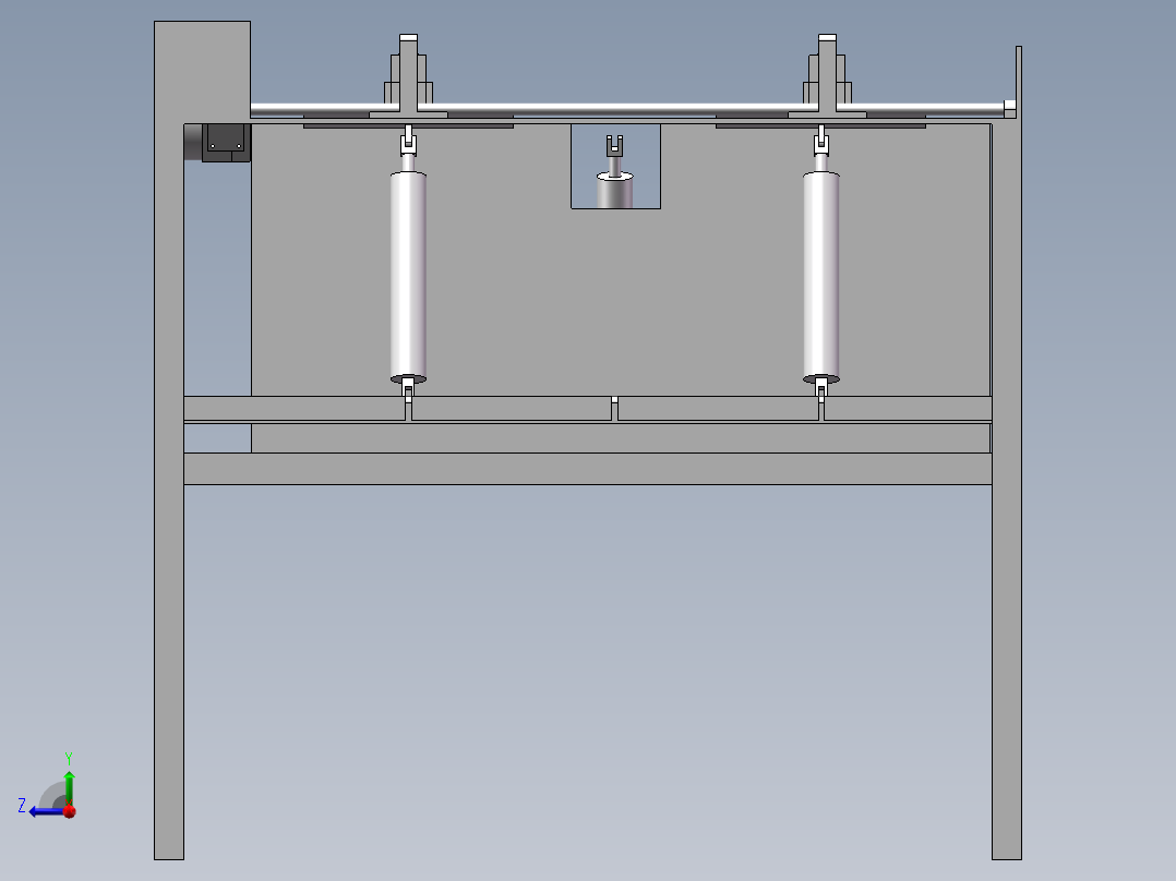 富贵竹剥叶装置设计右视图