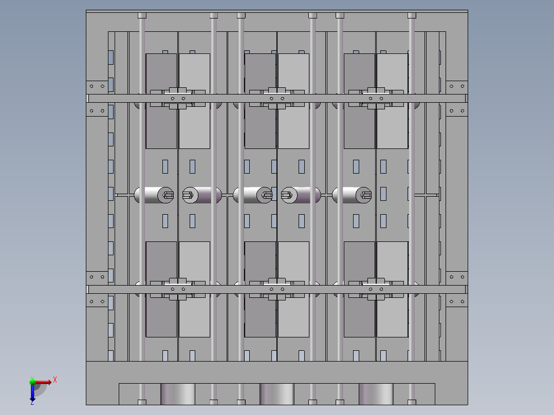 富贵竹剥叶装置设计俯视图