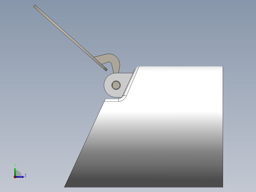 空气阻尼器左视图